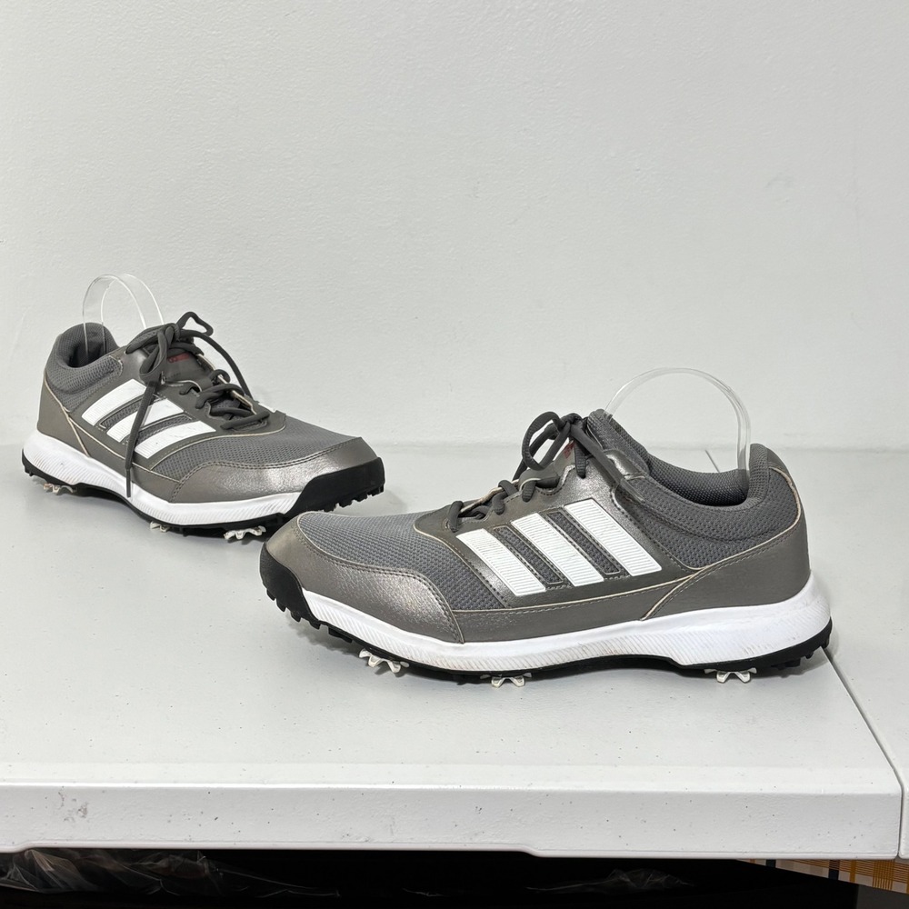 Adidas Golf Shoes Techwear Spiked Sneakers Gorpcore Athletic Sport Gray Men 11.5